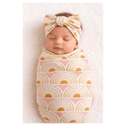 Vintage Sunshine Bamboo Baby Stretch Swaddle Blanket