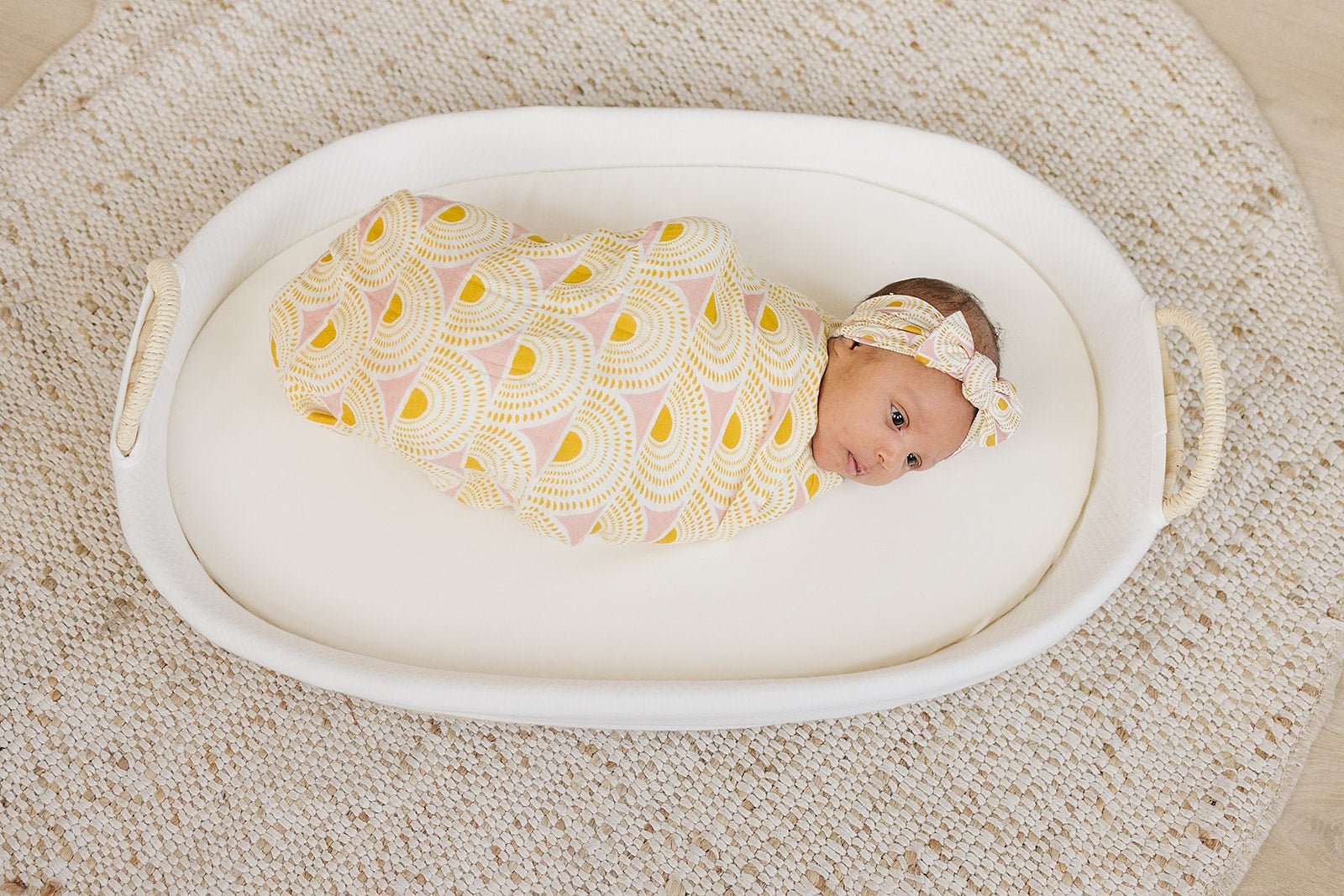 Vintage Sunshine Bamboo Baby Headband