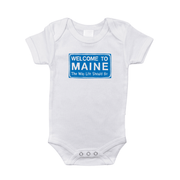 Welcome to Maine Baby Onesie Everyday Newborn Outfit