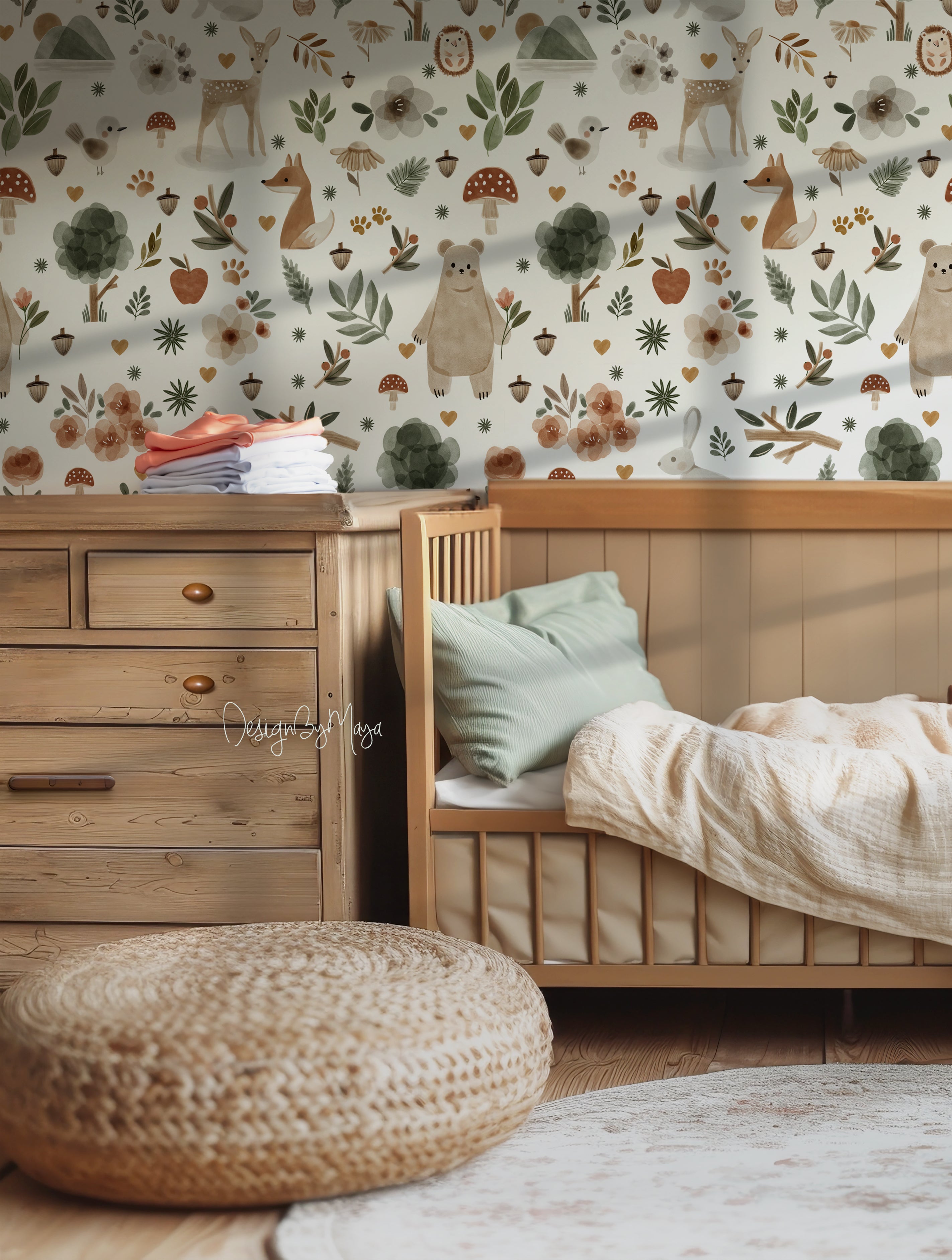 Alphabet Wallpaper - Nursery Wall Decor Wallpapers