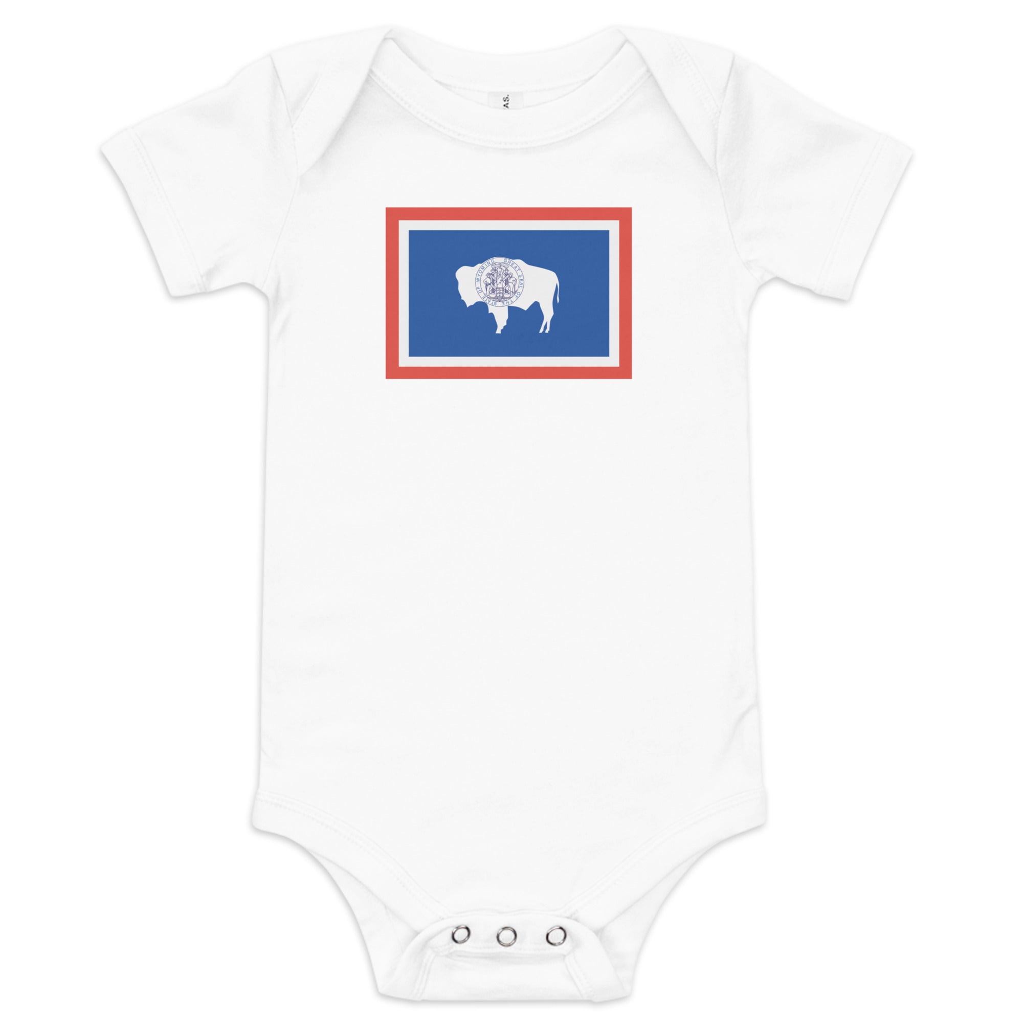Wyoming Flag Baby Onesie Newborn Bodysuit up to 18 Months