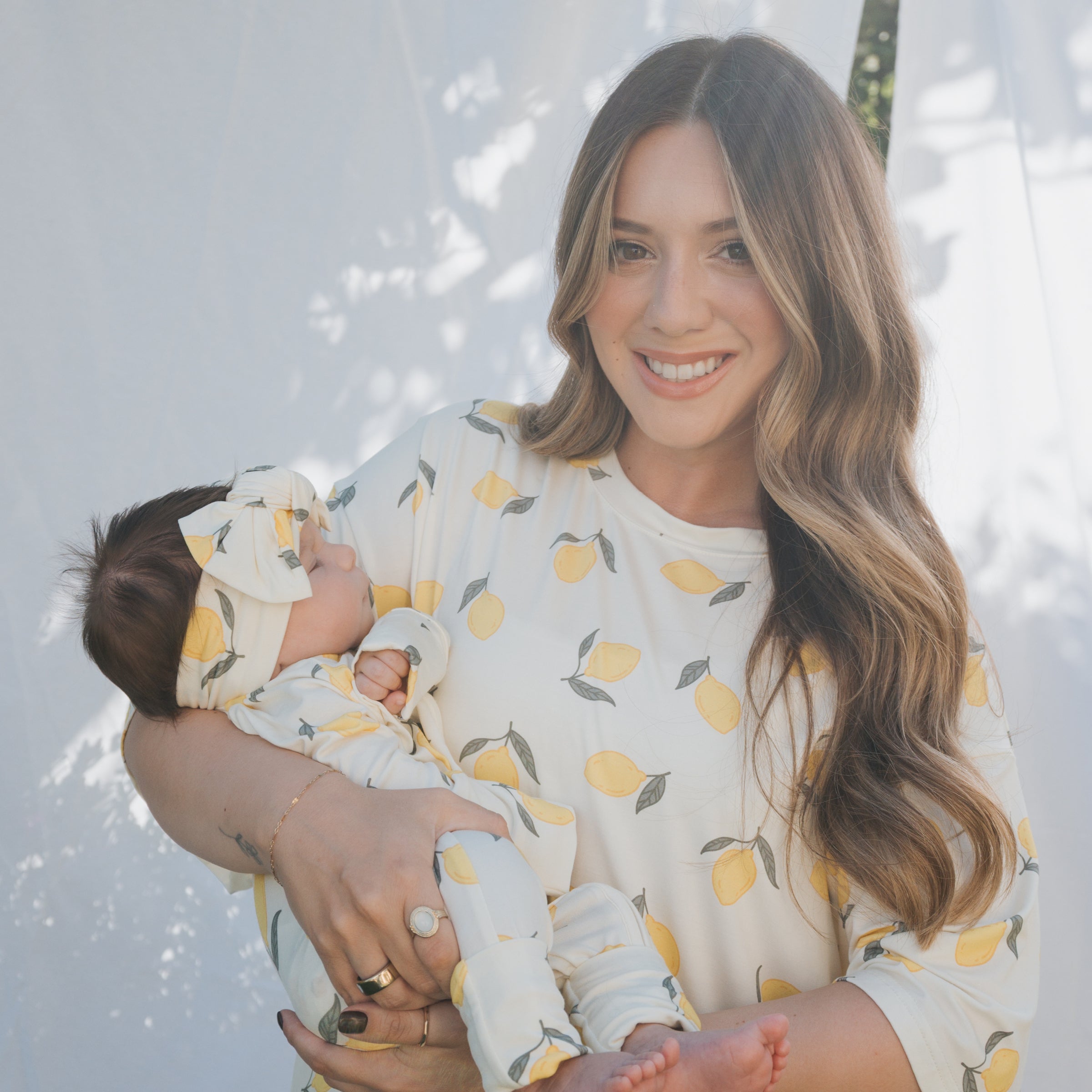 Bamboo Zip Pajamas | Lemon