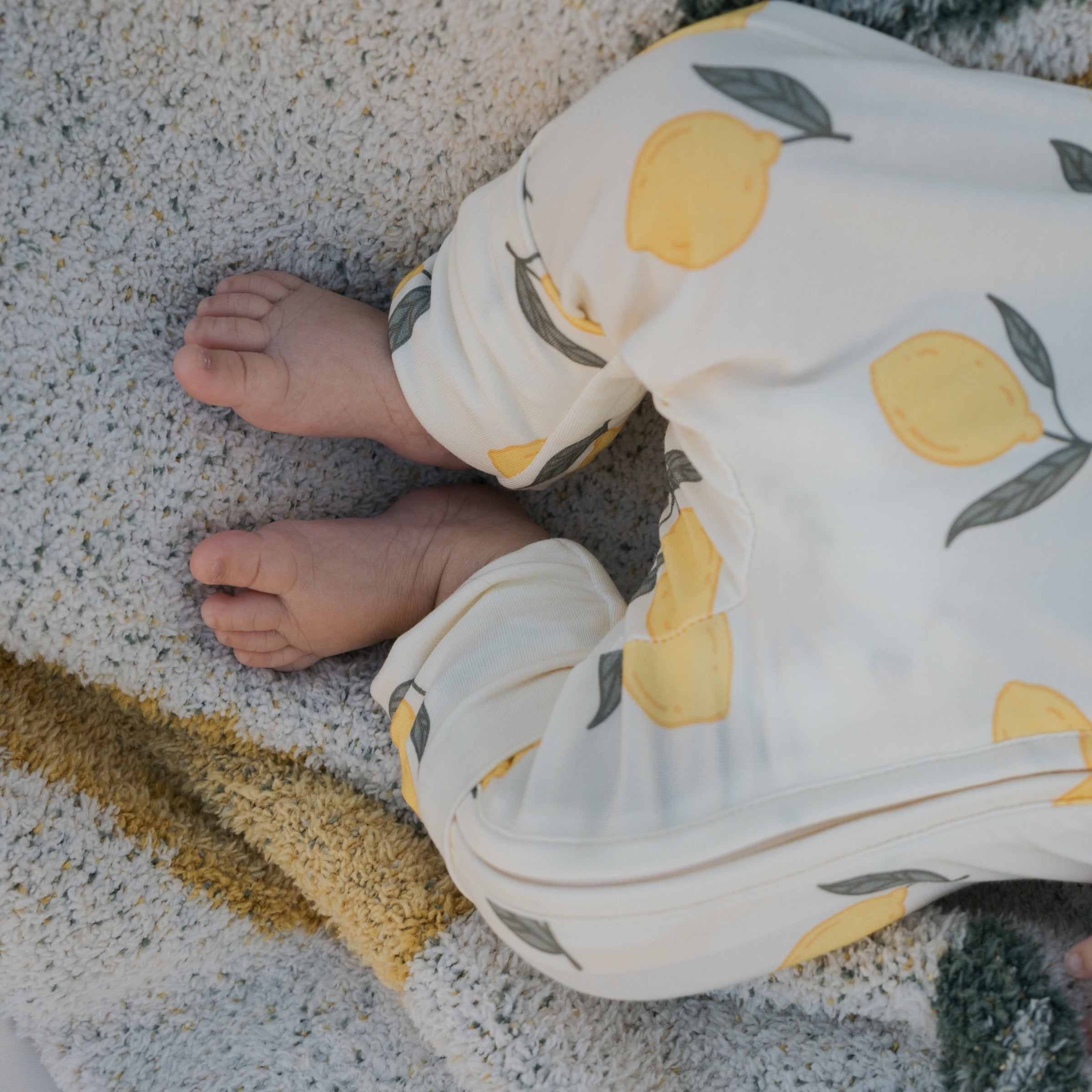 Bamboo Zip Pajamas | Lemon