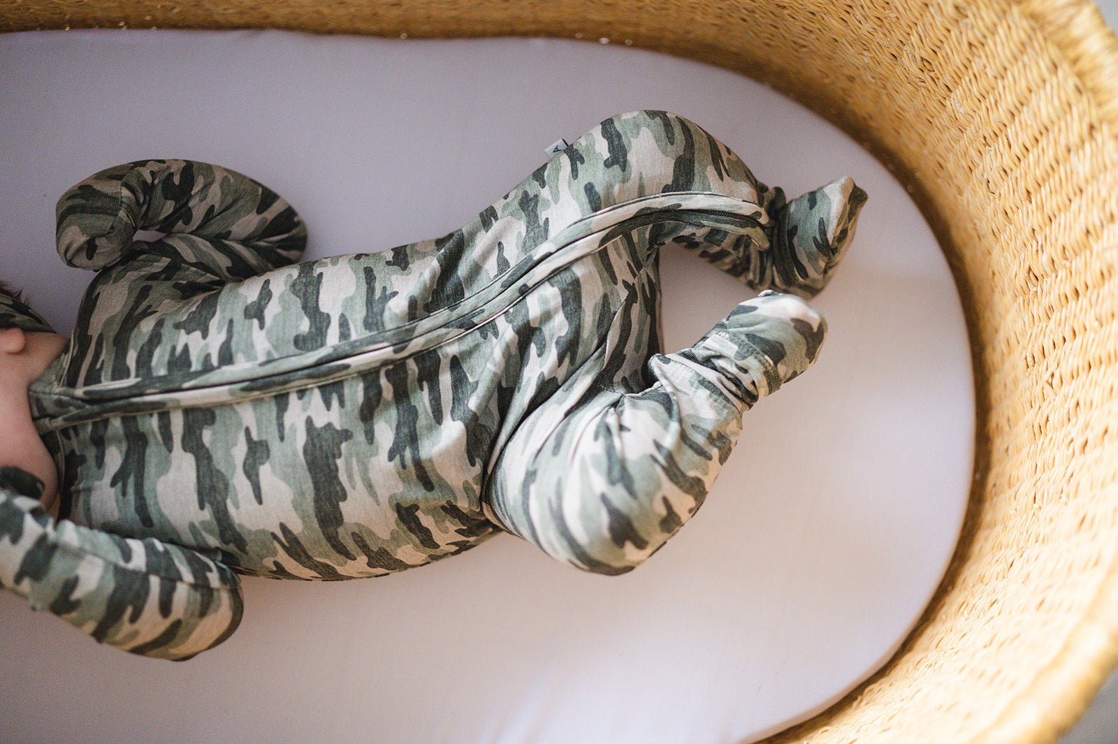 Camo Baby Pajamas |Zipper Romper